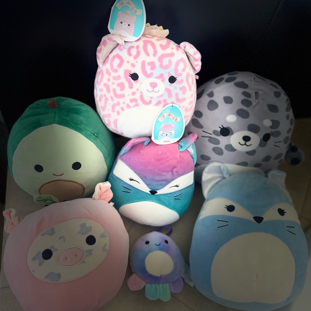 Squishmallows Plush Toy Bundle - Multicolor